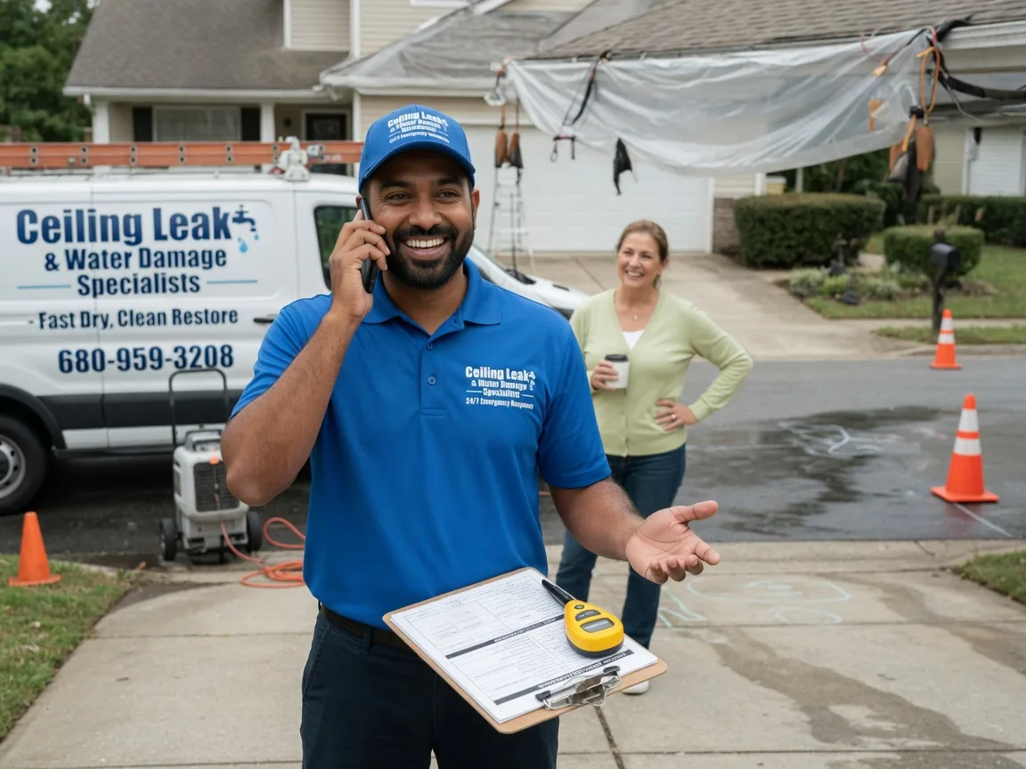 Ceiling Leak Cleanup Chesterfield, NJ FAQs